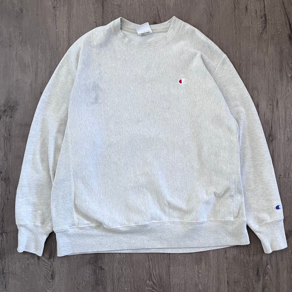 Champion Reverse Weave Sweatshirt Crewneck Mens XL Gray Heather Pullover